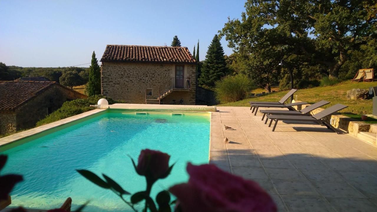 La Ferme Les Eybrachas Hotel Réauville Eksteriør billede