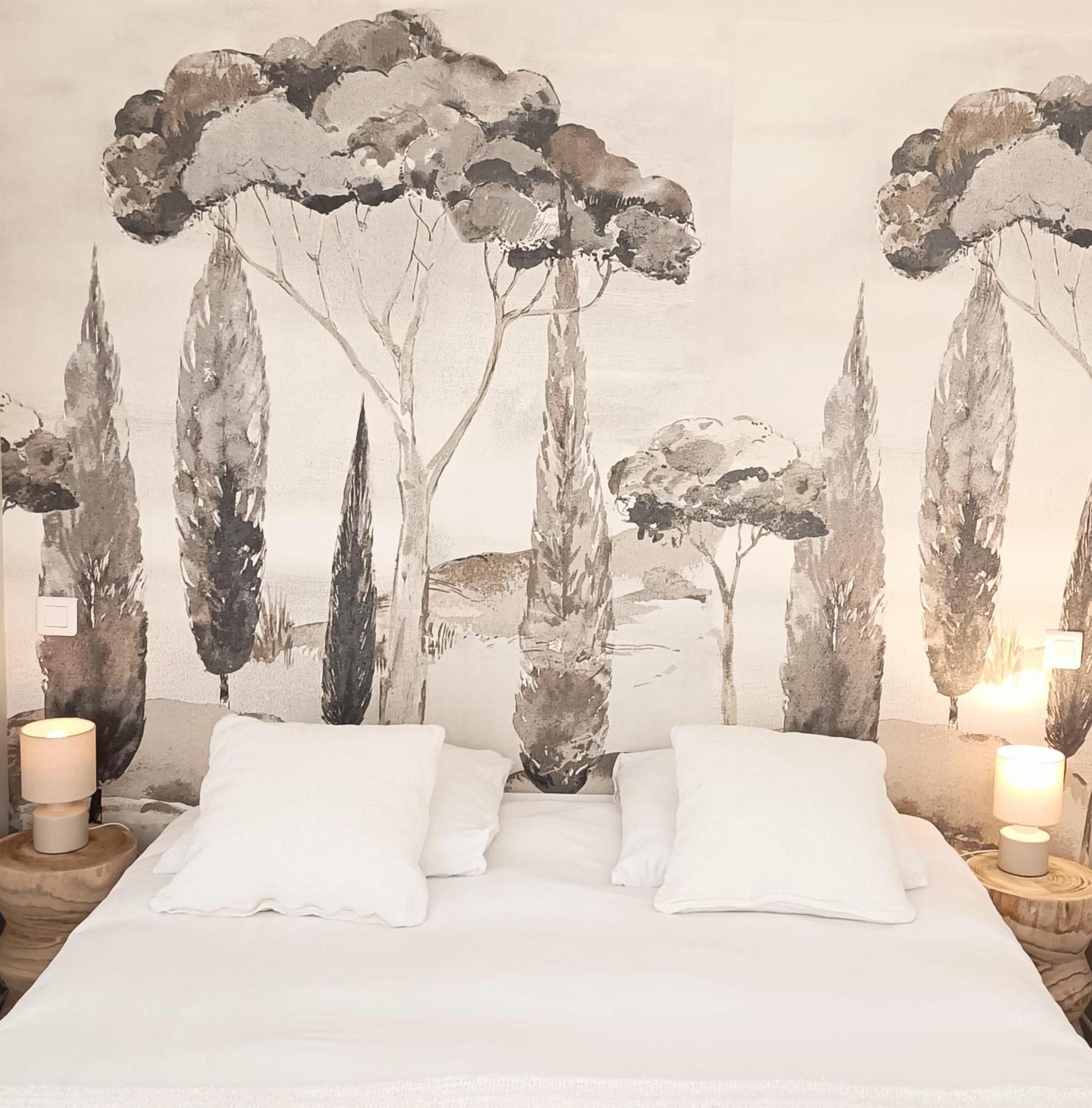 La Ferme Les Eybrachas Hotel Réauville Værelse billede